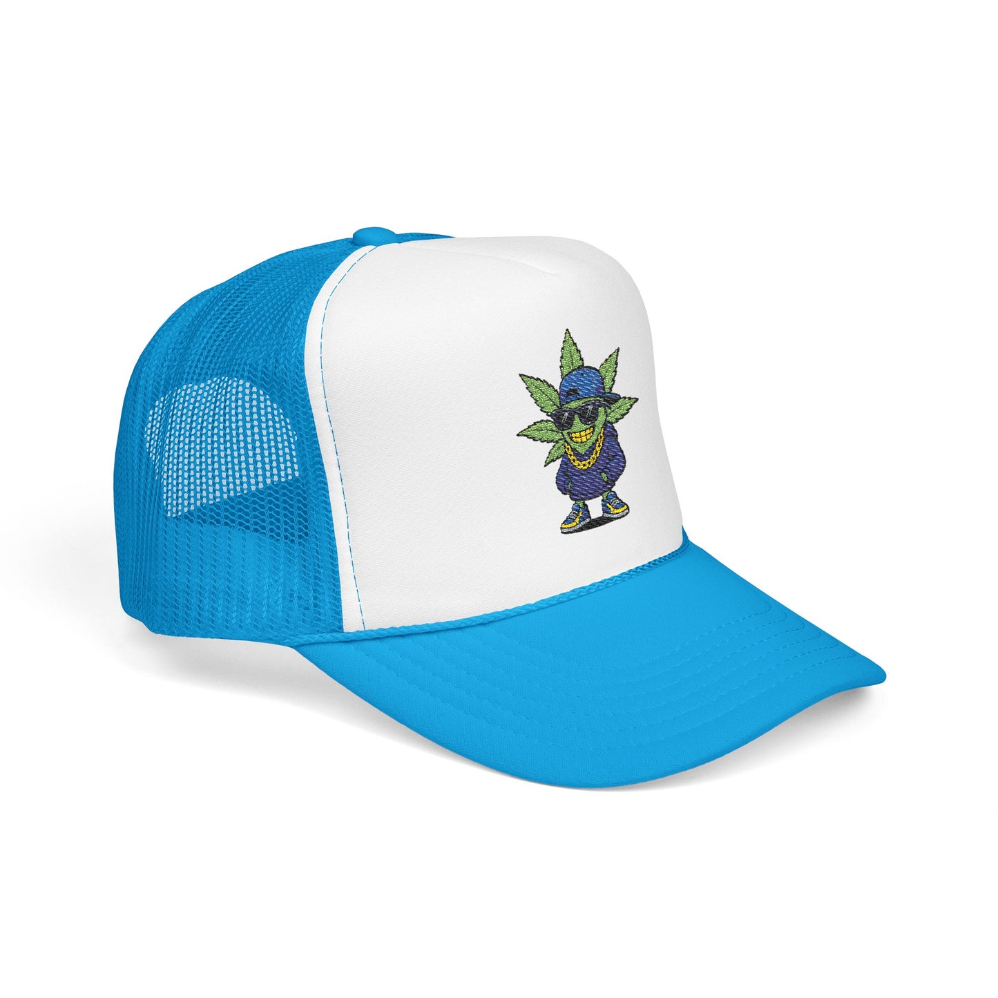 Cool Embroidered Foam Trucker Hat for Trendsetters, Everyday Style, Gift for Him, Outdoor Activities, Unique Streetwear