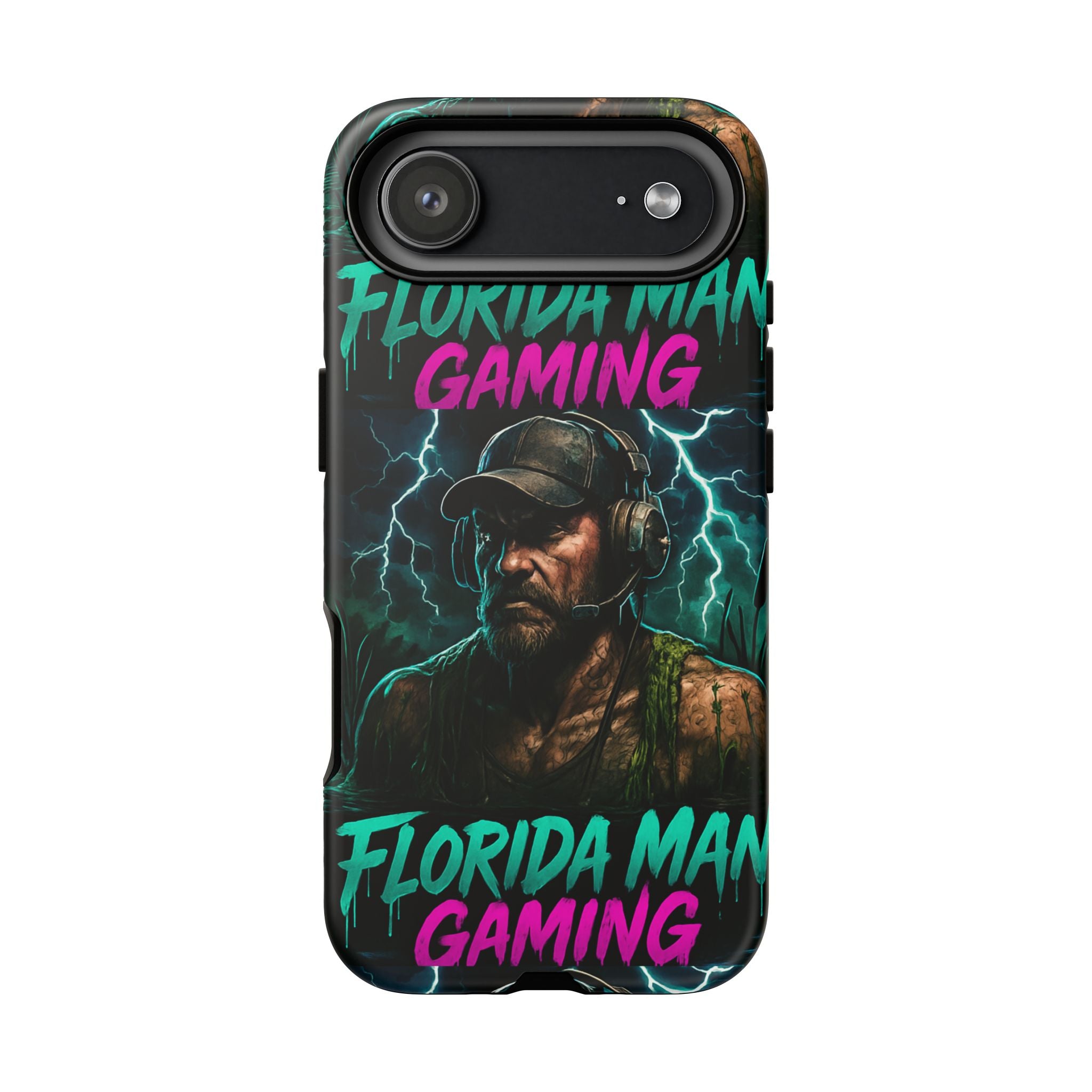 Phone Case - Florida Man Gaming Mascot Rising from the Swamp Tough Case