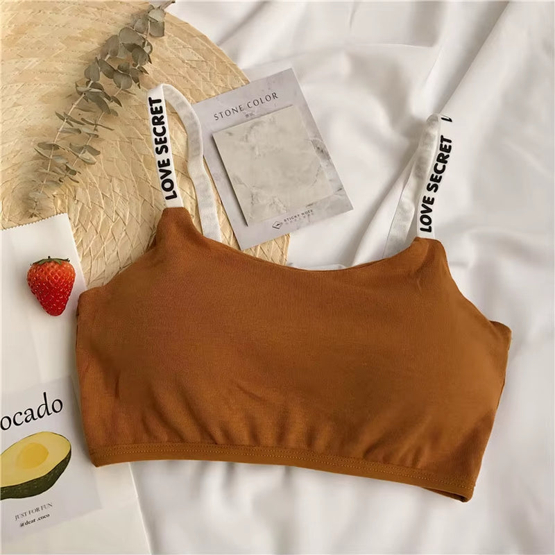 Women Tube Top Female Sports Underwear Push up Brassiere Sexy Lingerie Top Sports Tank up Seamless Soft Underwear Cotton Bra